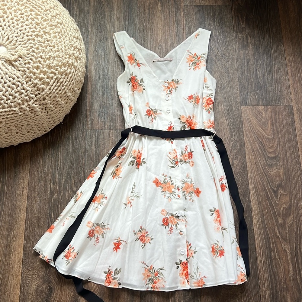 Emilia Wickstead Floral White Dress